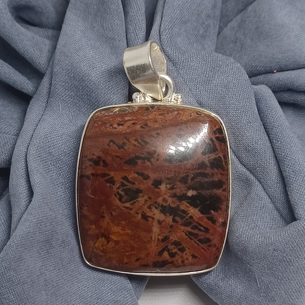 Gemstone Mahogany Obsidian Pendant - Picture 9 of 15